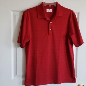 Men's red polo short sleeve